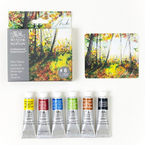 WN 6pc Watercolor Winsor Set