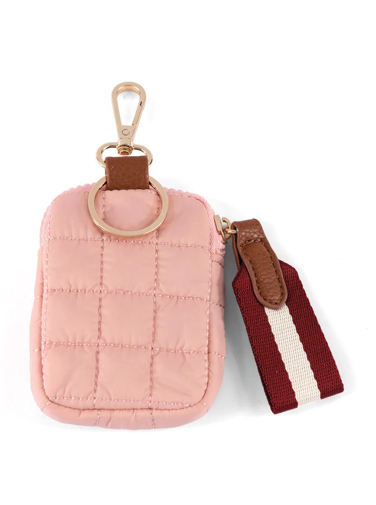 Ezra Quilted Clip On Pouch - B