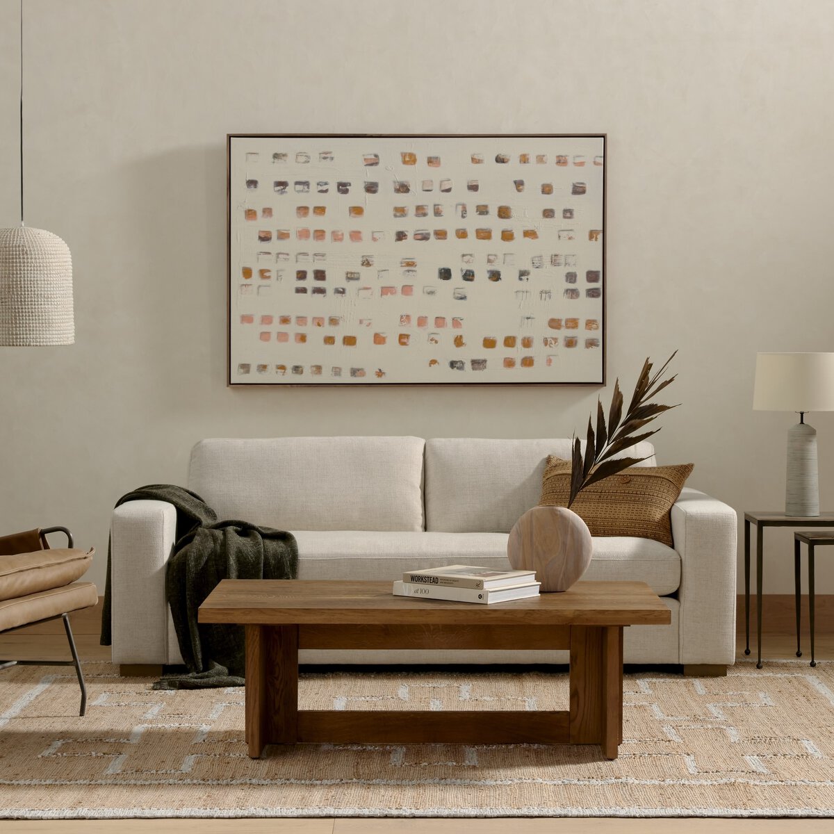 Boone Sofa - Thames Cream/86"