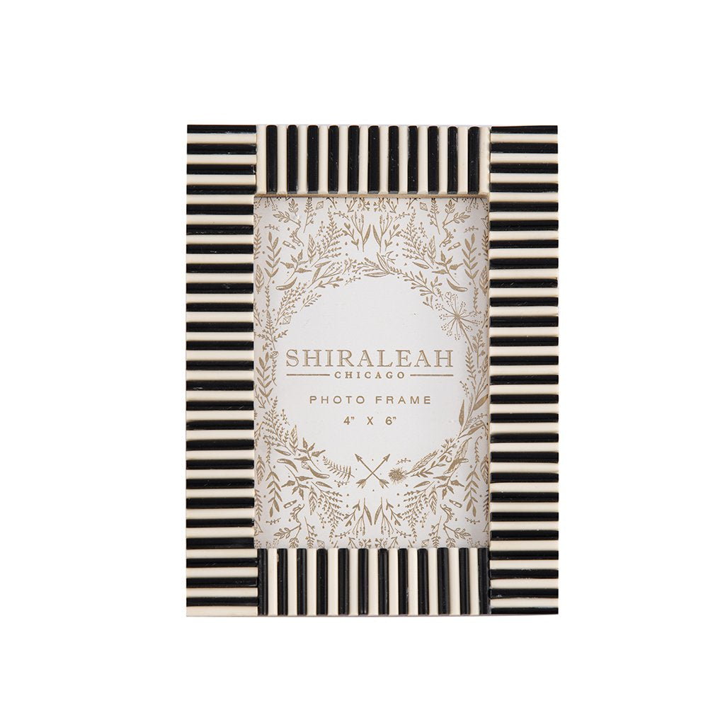 Paris Striped Black Frame - Multiple Sizes