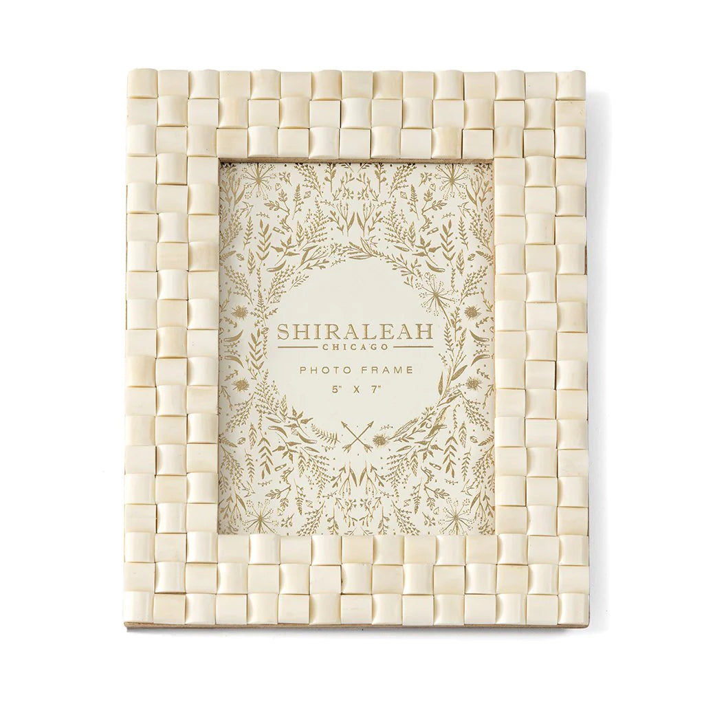 Ariston Ivory Woven Frame - Multiple Sizes