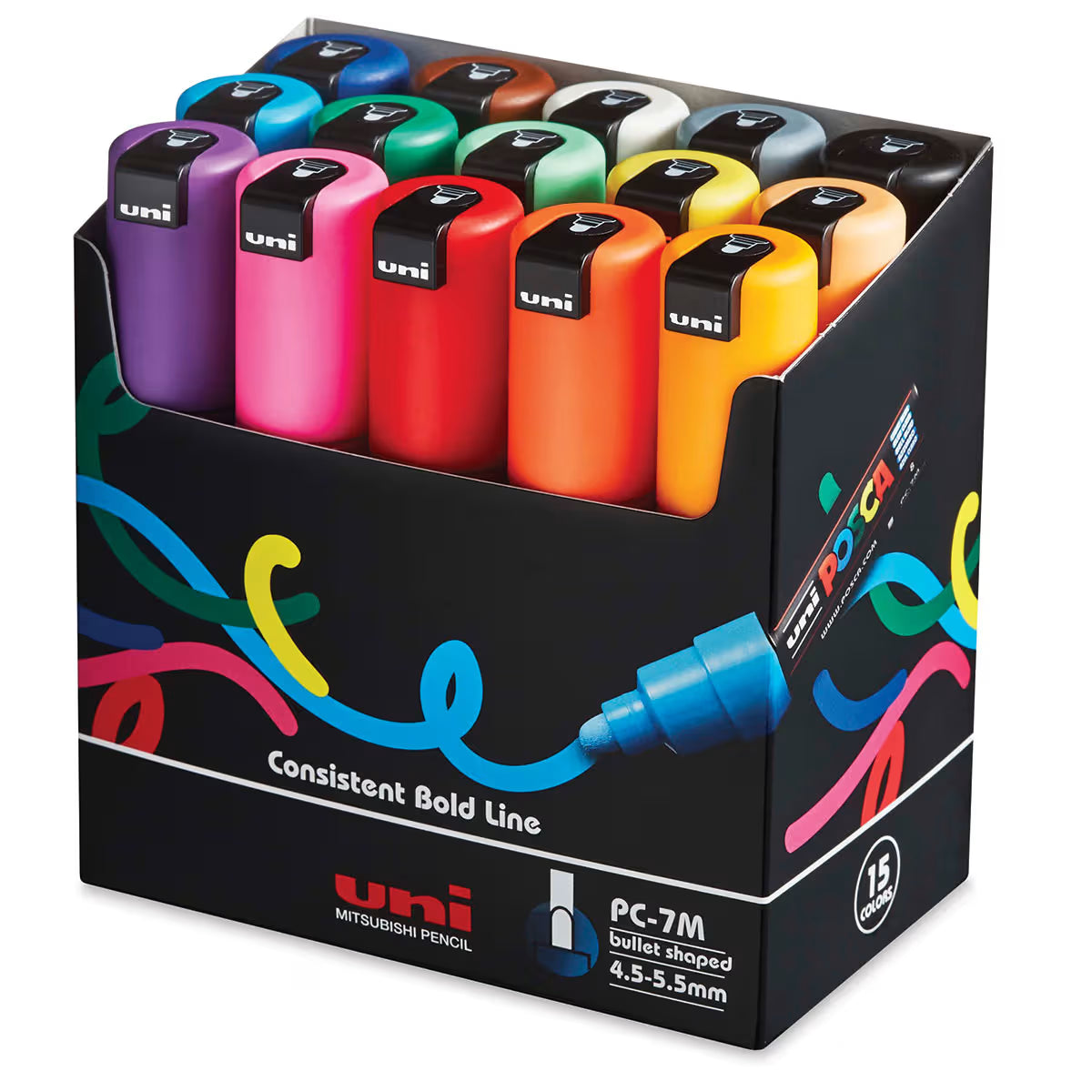 Posca 7mm/Set 15 Marker/Assort