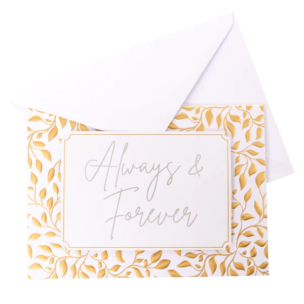 Always & Forever Wedding Card
