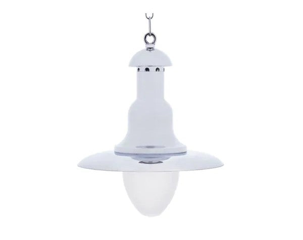 Med. Fisherman Lantern, Chrome