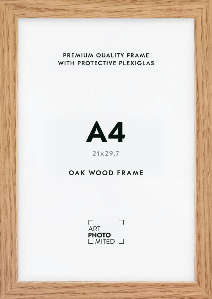 A4 Beige Oak Frame