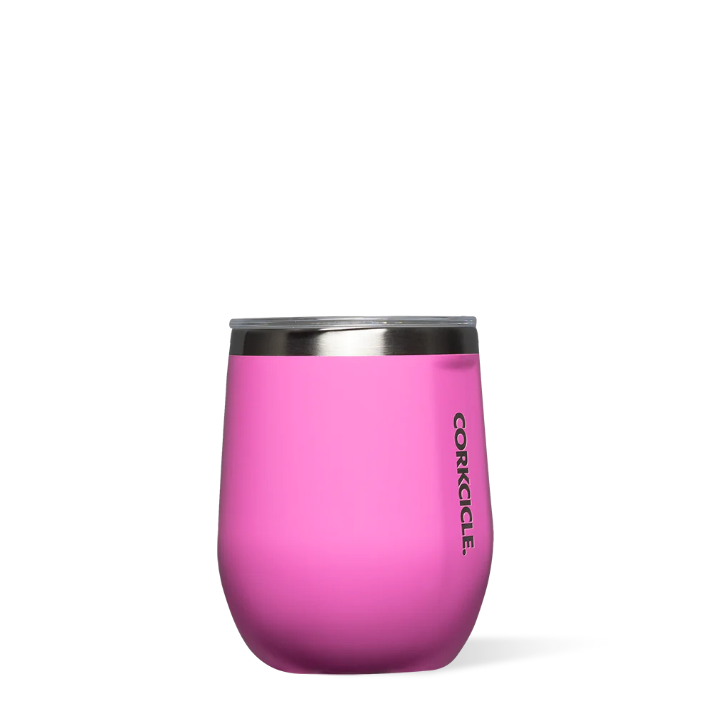 12oz Stemless - Miami Pink