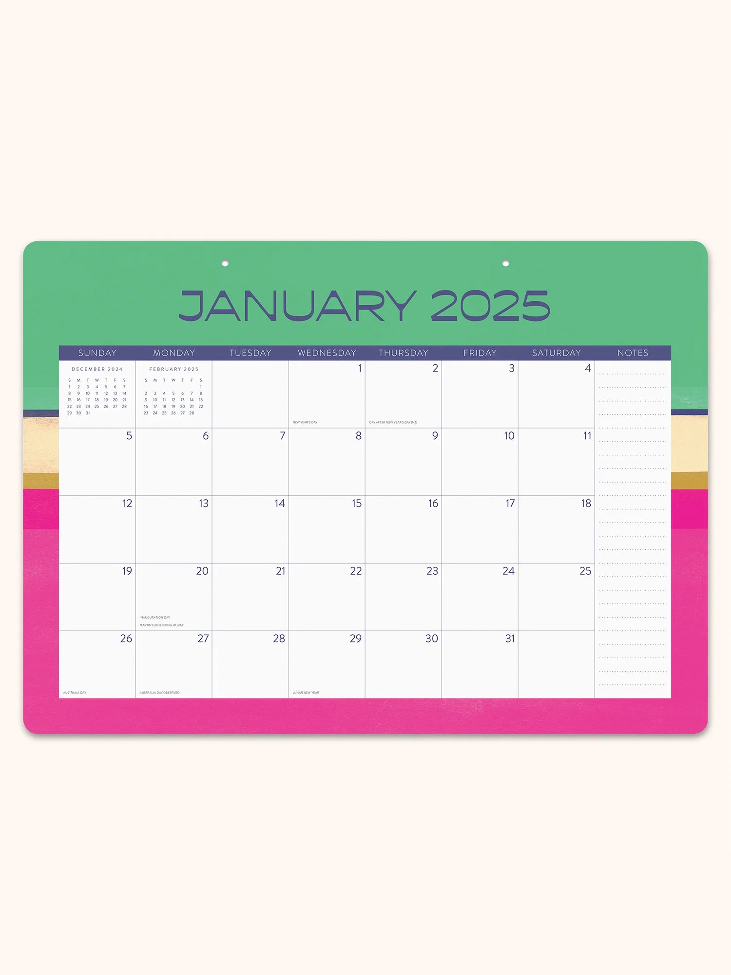 2025 Color Theory Desk Blotter