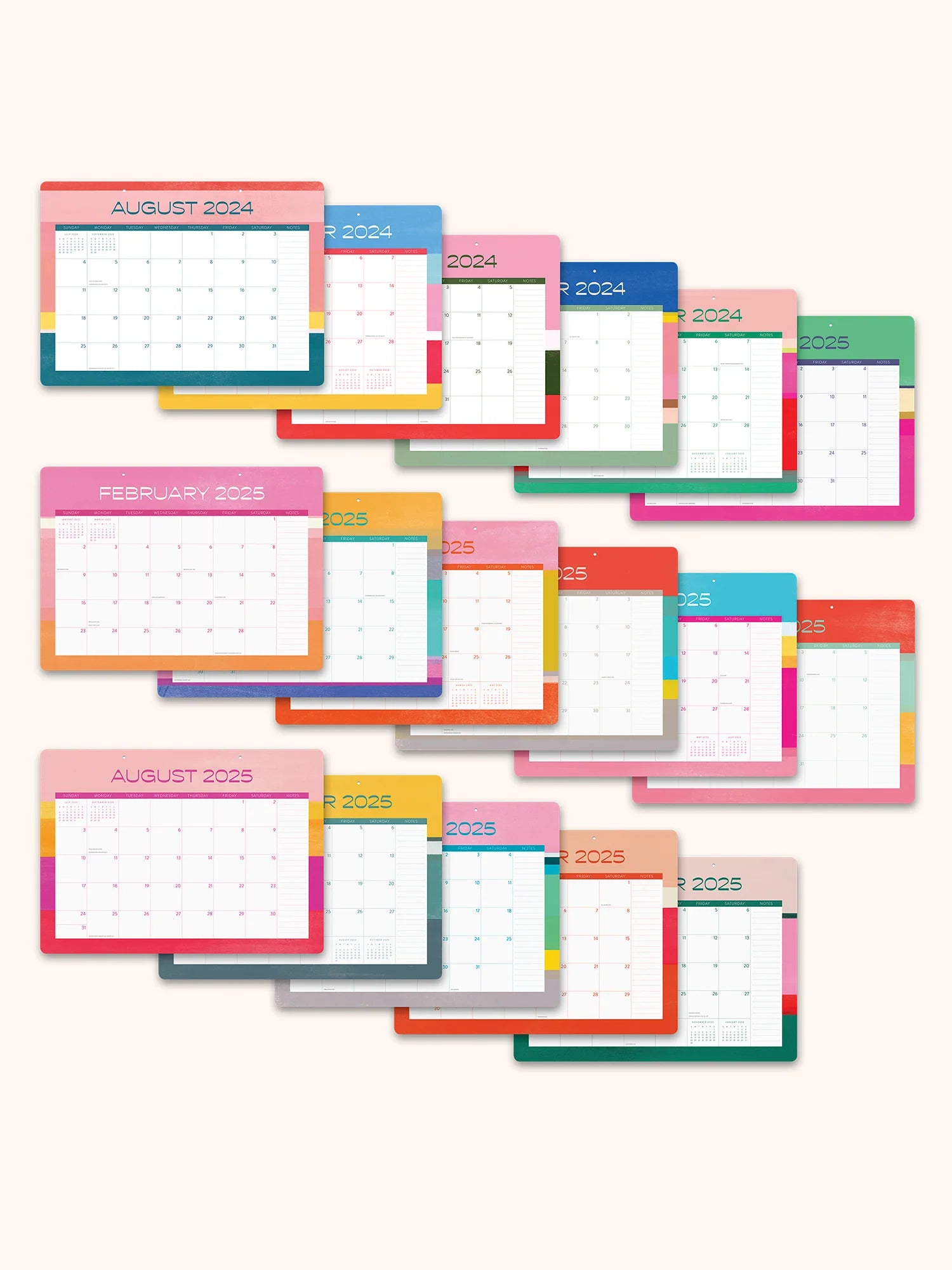 2025 Color Theory Desk Blotter