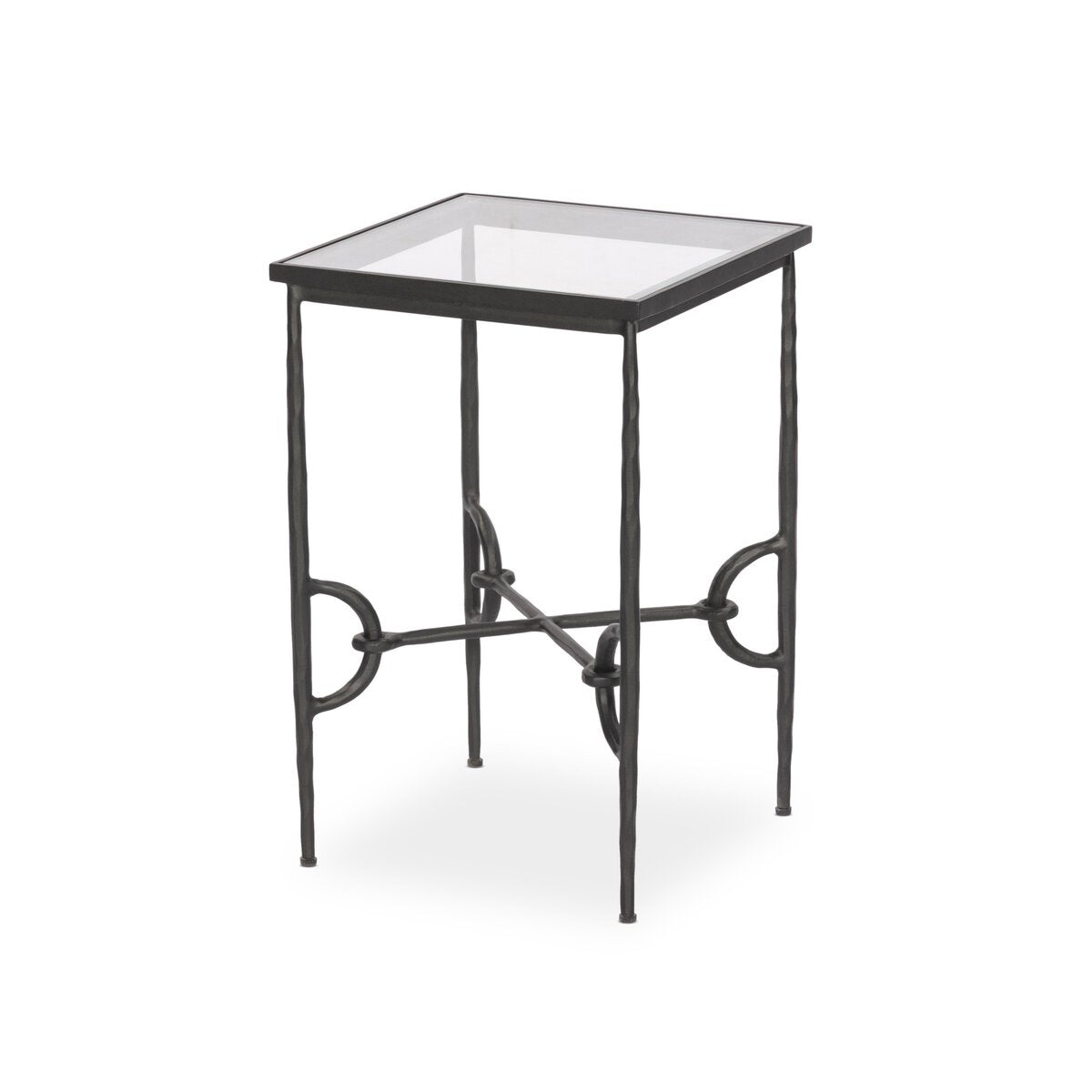 Babylon End Table, Gunmetal
