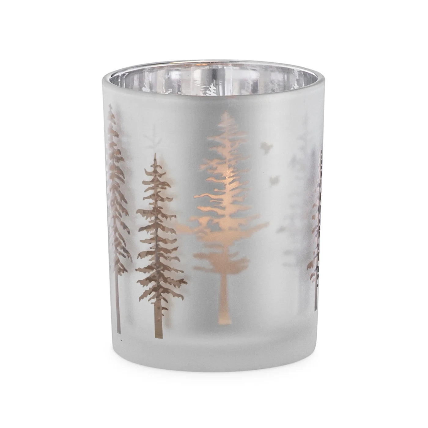 9" WoodlandPine Hurricane Vase