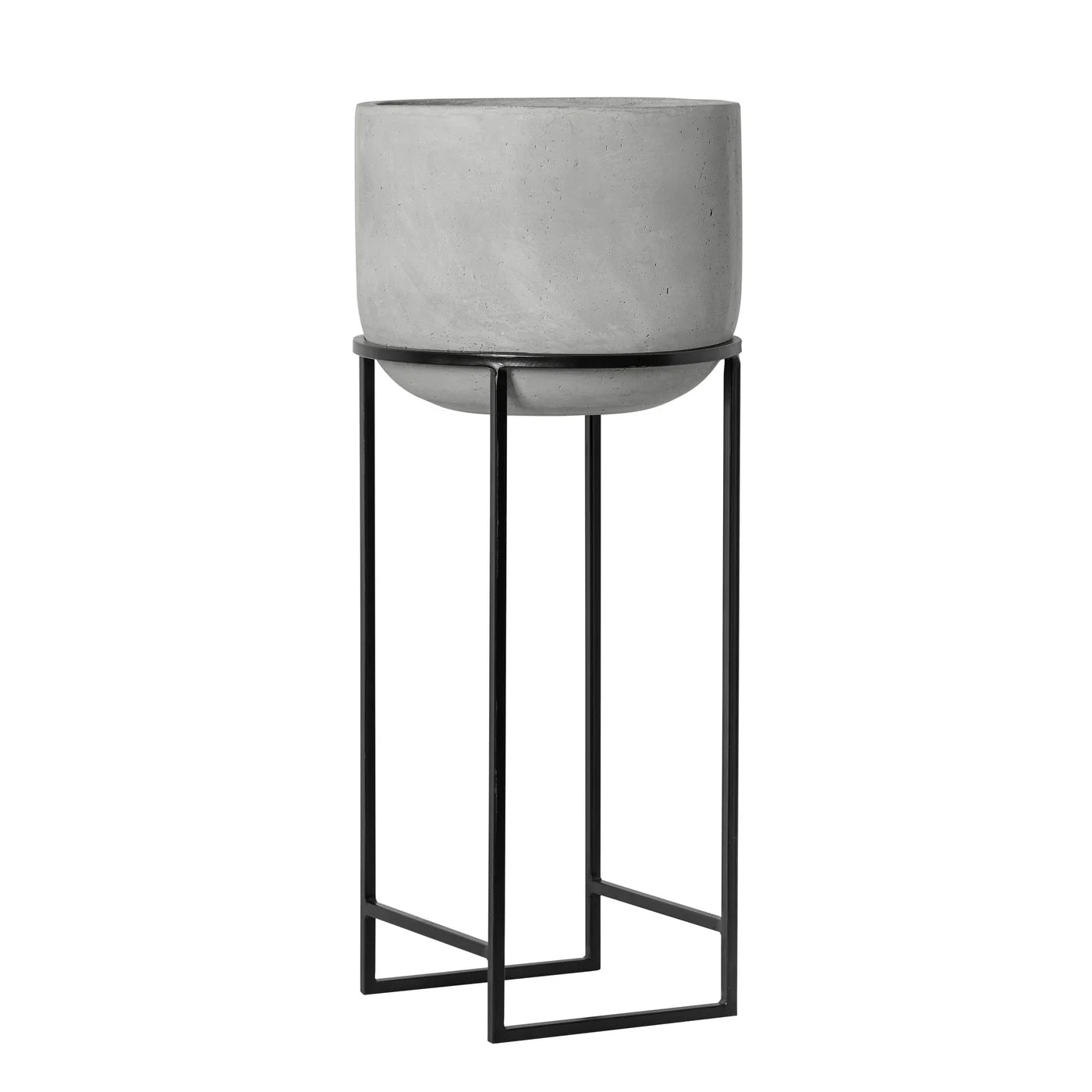 Aria Gray Planter w/ Stand 37"