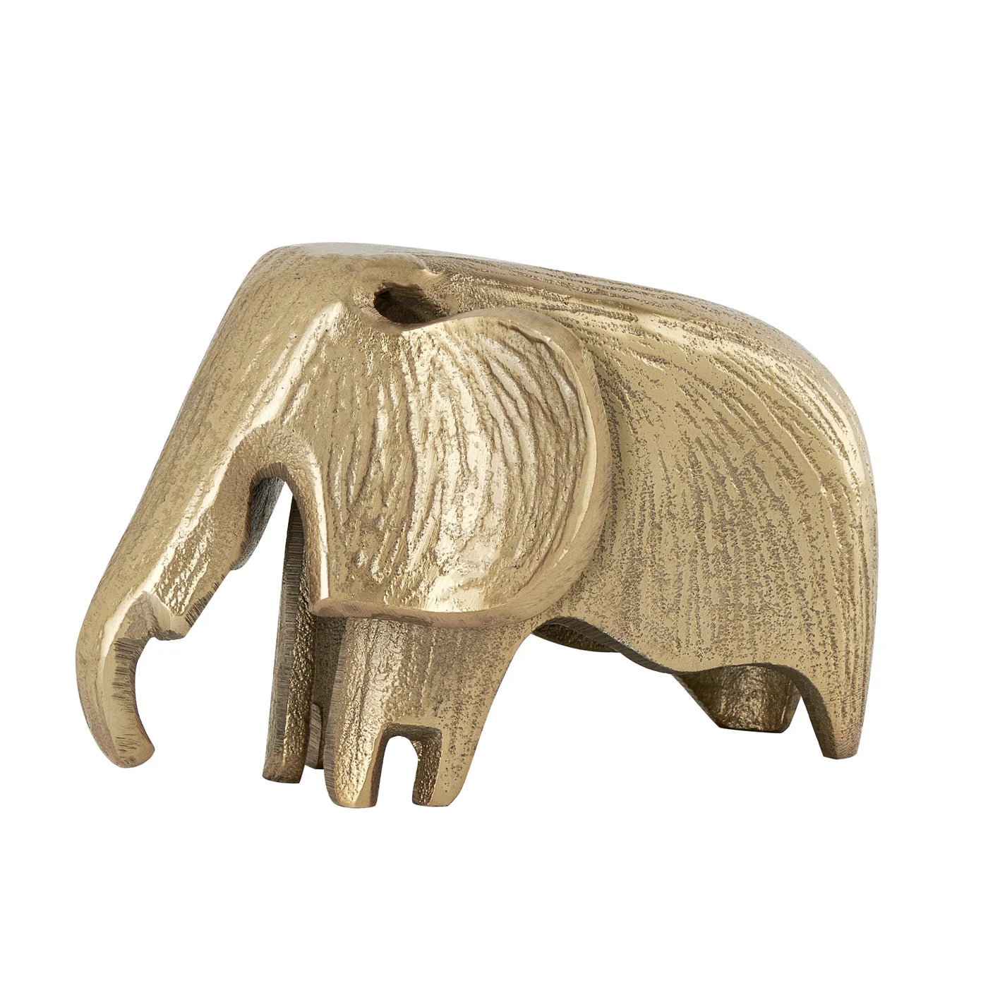 4" Elephant Sculpture - Gold