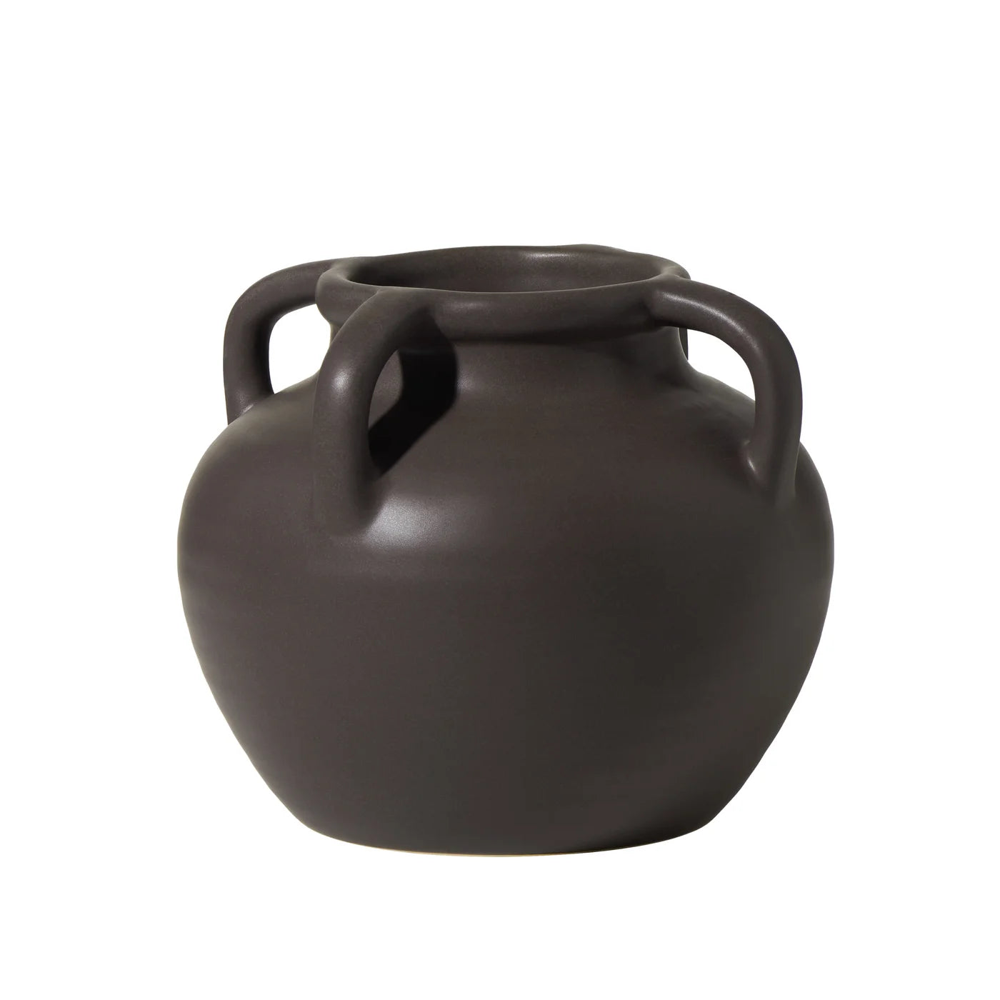 Capri 6" Brown Urn Vase
