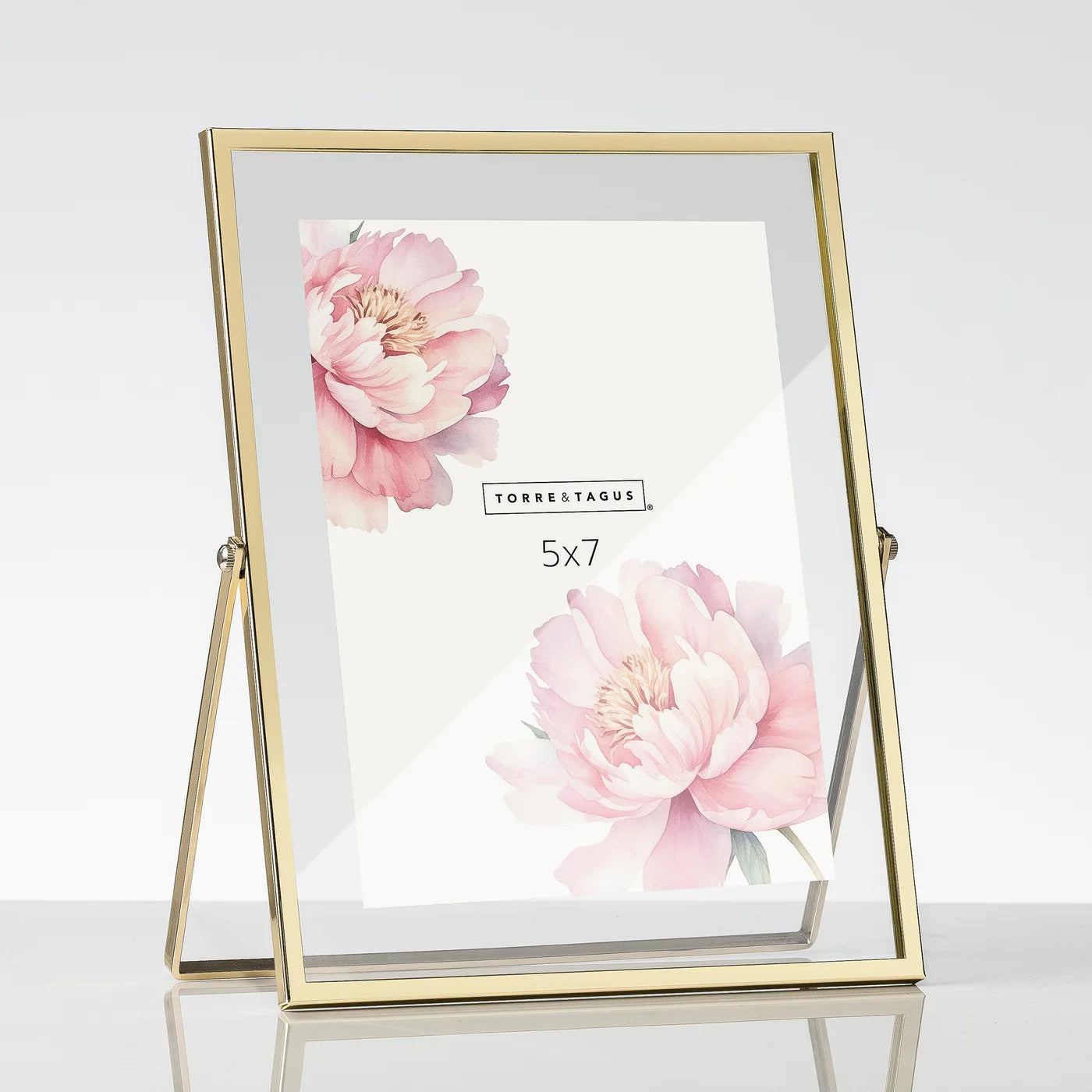 Trim Glass Frame - 5x7/Gold