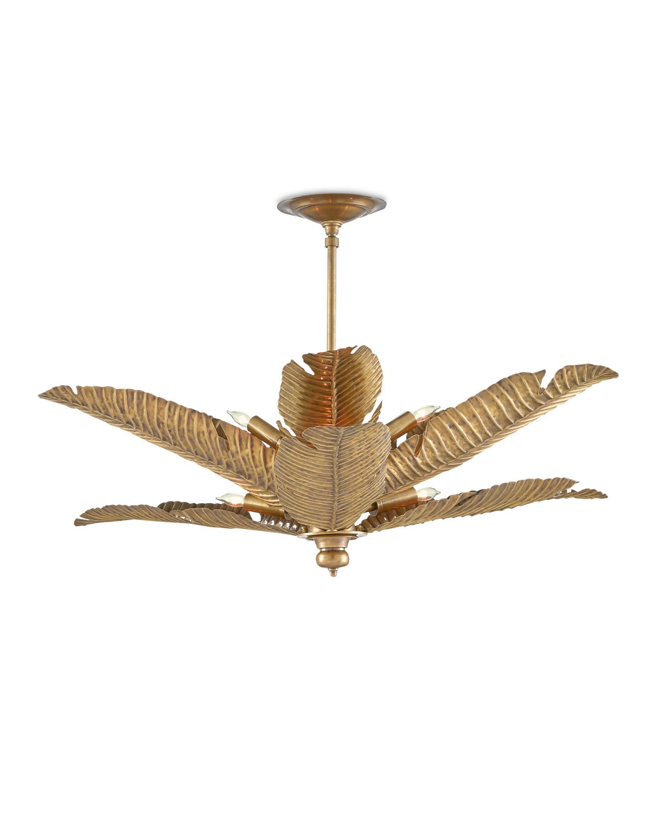 Tropical Gold Semi-Flush Mount