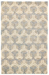 Tala Blue Woven Jute Rug - 2x3