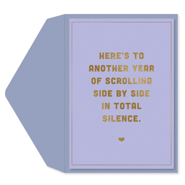 Scrolling Anniversary Card