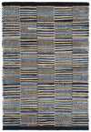 Denim Gridwork Rug, Blue, 2x3