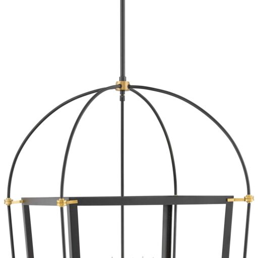 Selby Lg/Open Frame, Blk/Brass