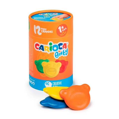 Baby Teddy Crayons/12pc