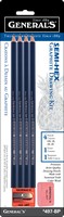 Semi-Hex Graphite Pencil, 6Set