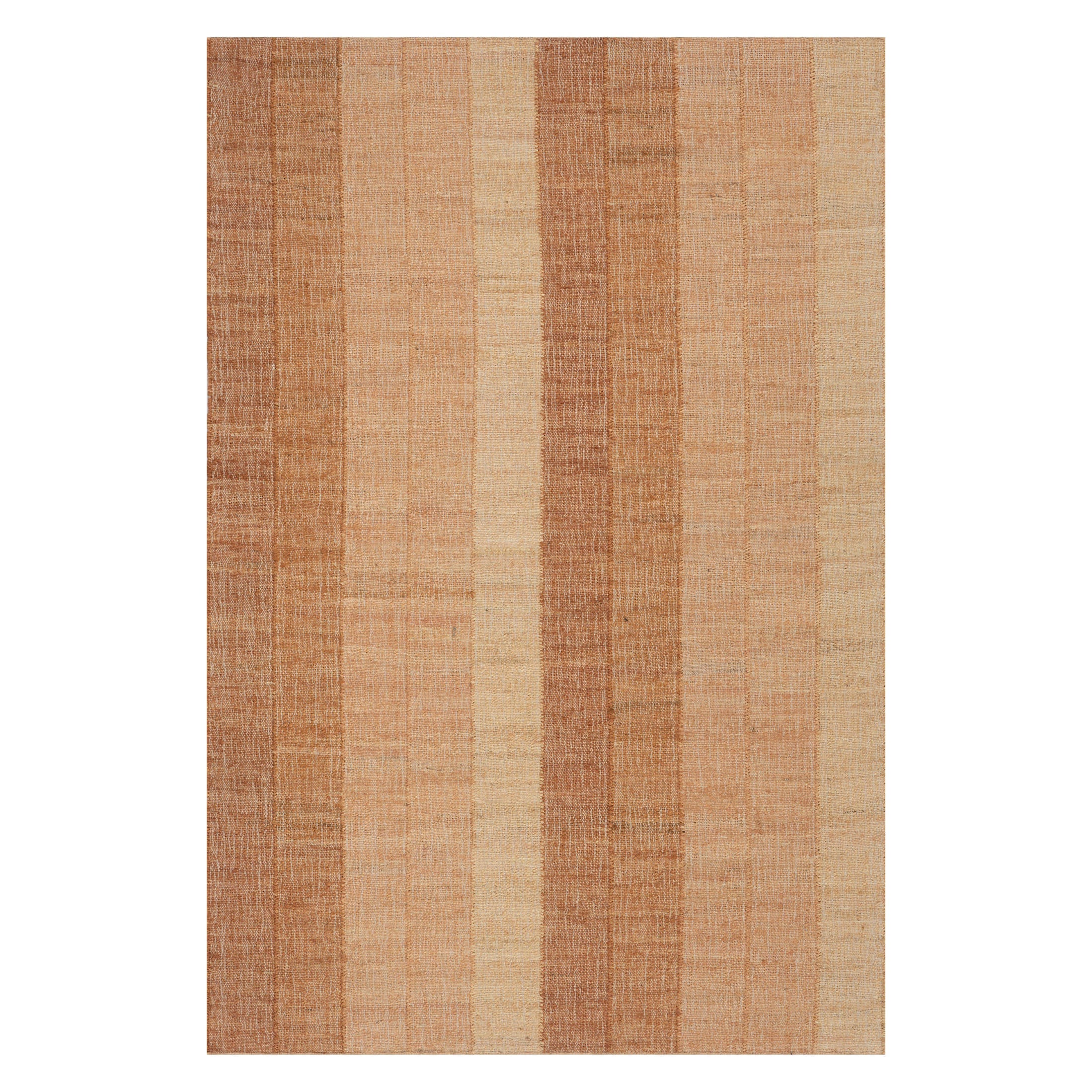 Tayo Striped Rug, Orange