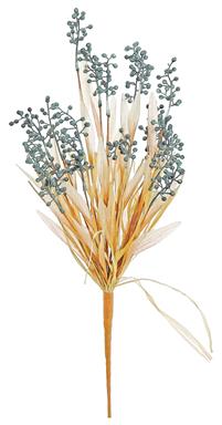24" Seeding Grass Bush - Blue