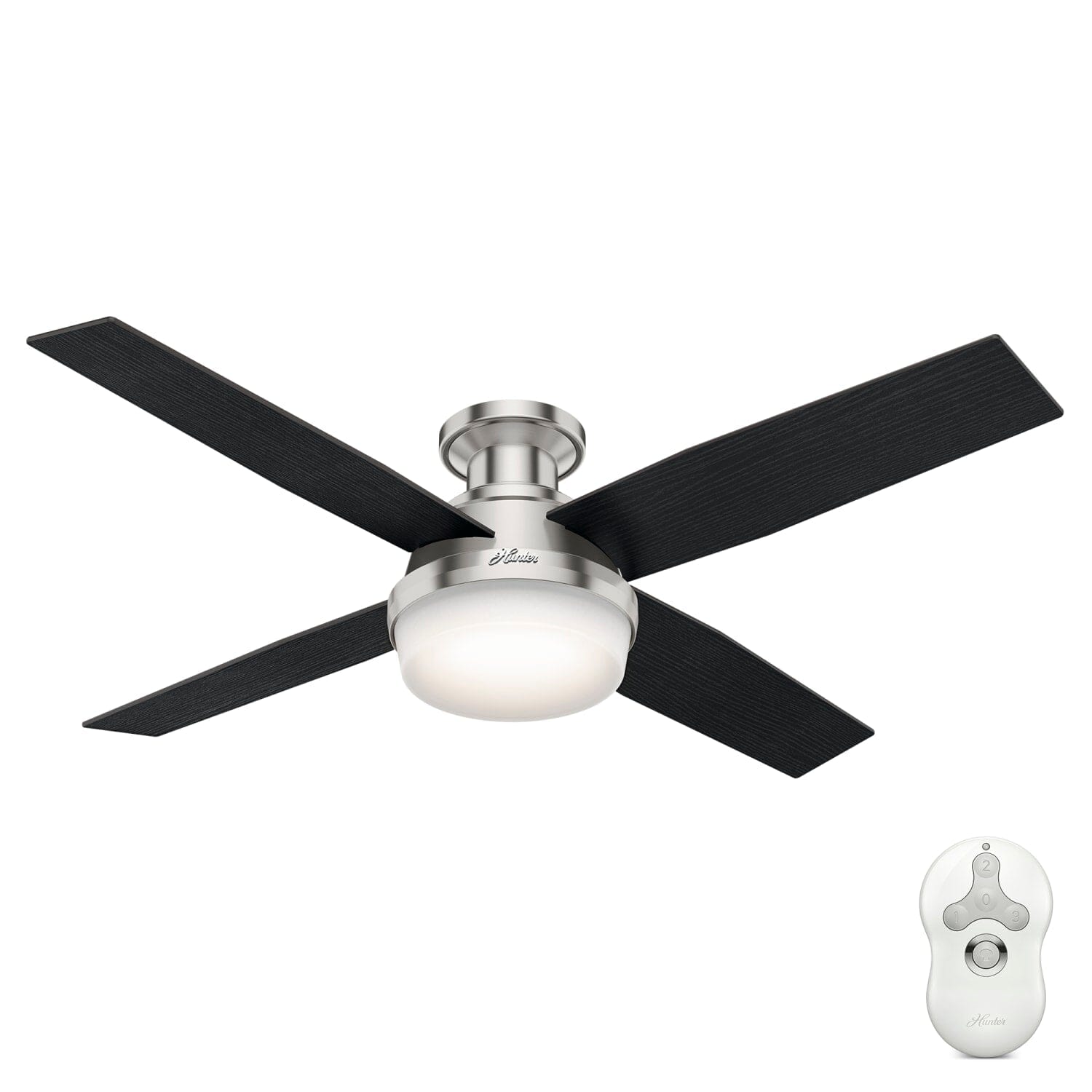44" Dempsey Fan - Black Oak