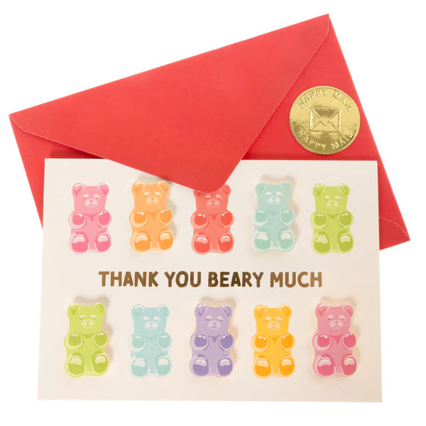 Gummy Bears Thank U Card