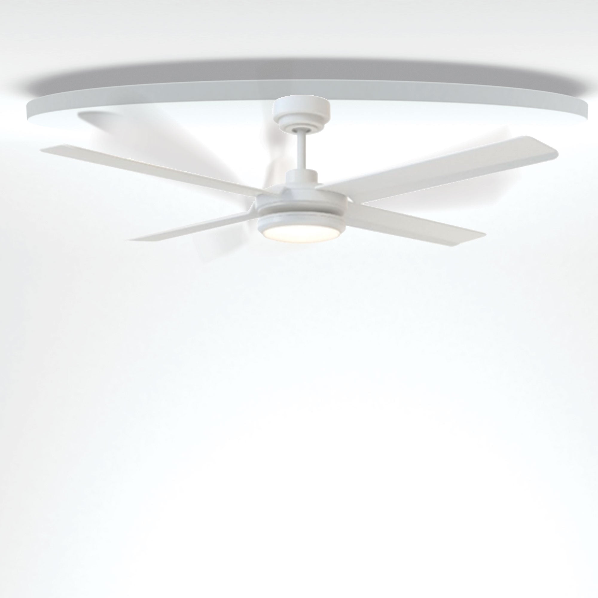 56" Laritza LED Fan - White