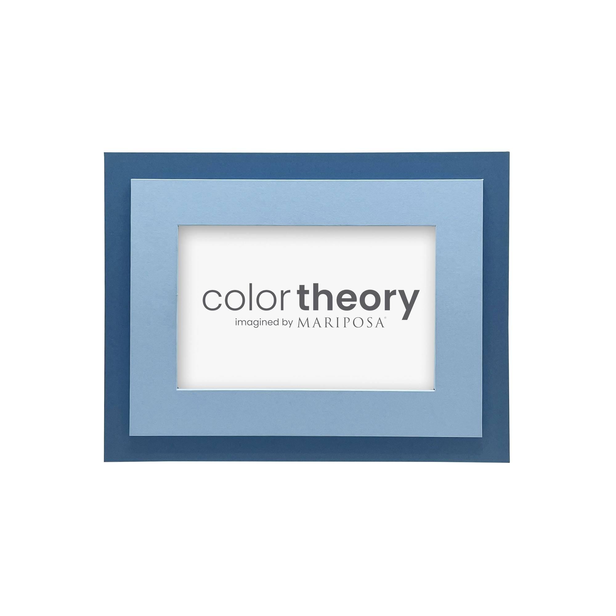 Tiered Blue/Blue 5x7 Frame