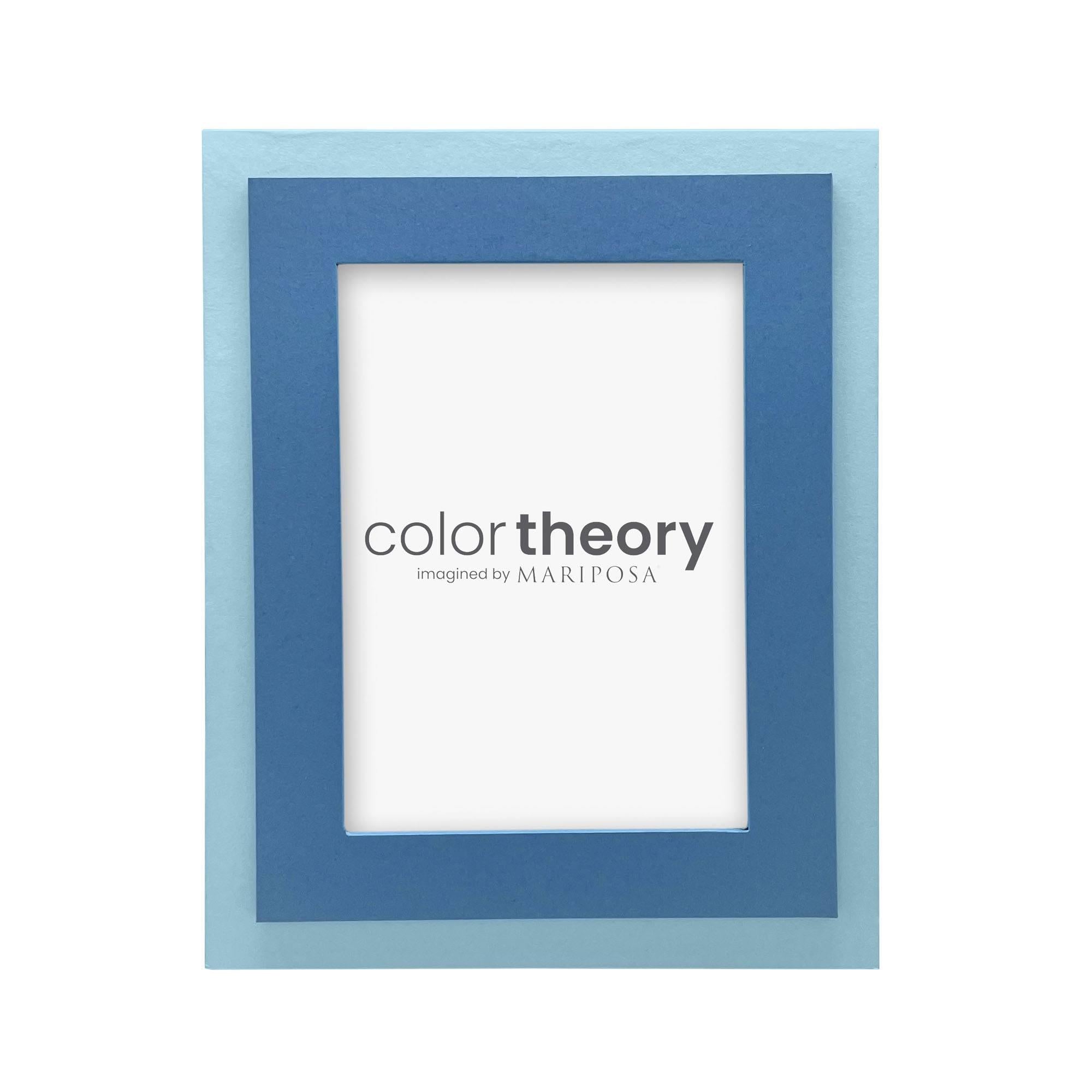 Tiered Blue/Blue 5x7 Frame