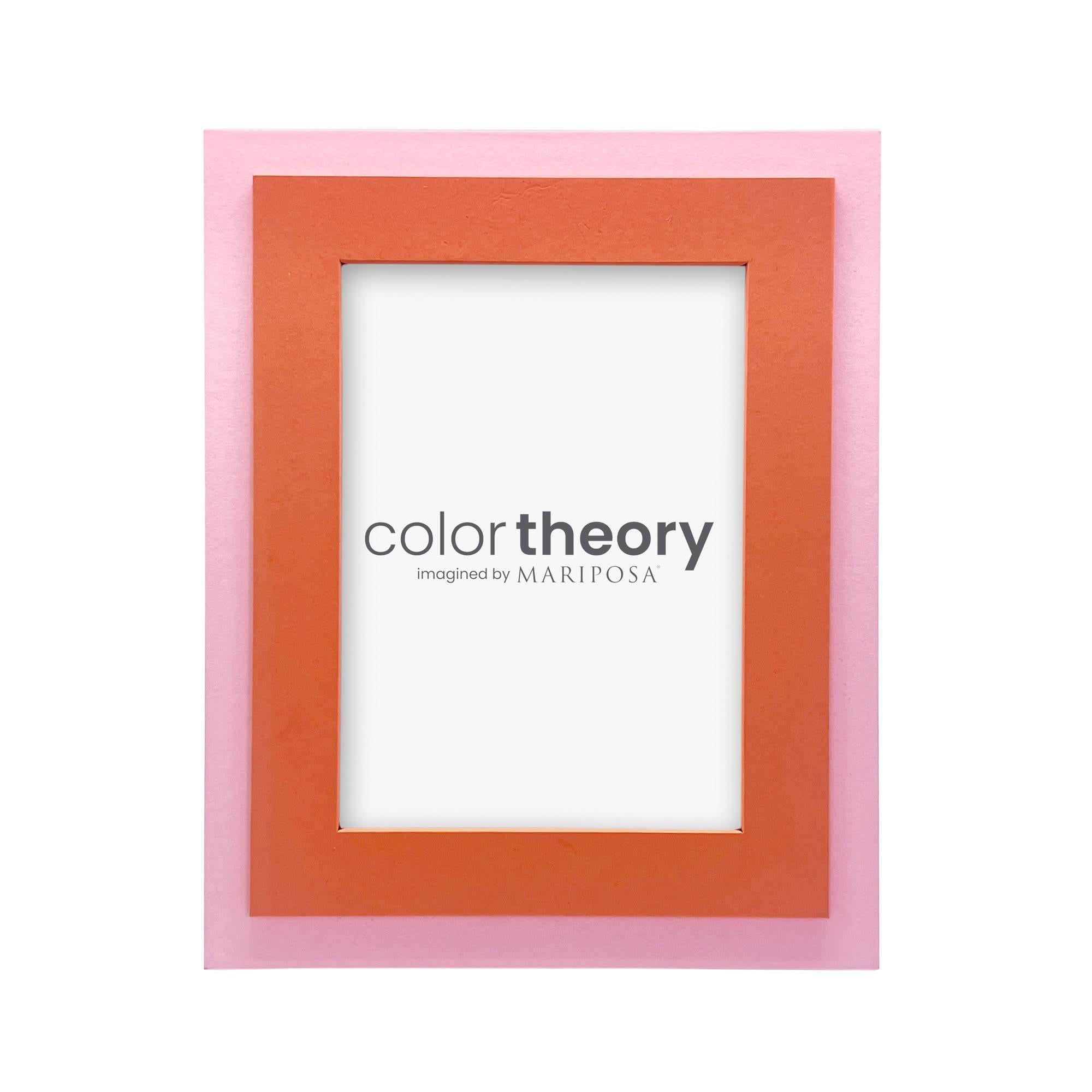 Tiered Pink/Orange 5x7 Frame