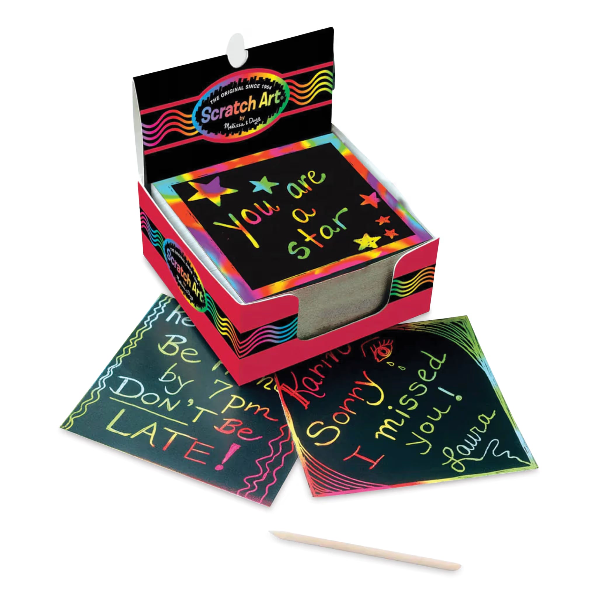 Scratch Art Mini Notes/Rainbow