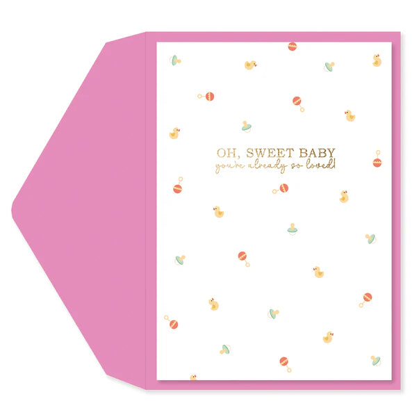 Oh Sweet Baby Congrats Card