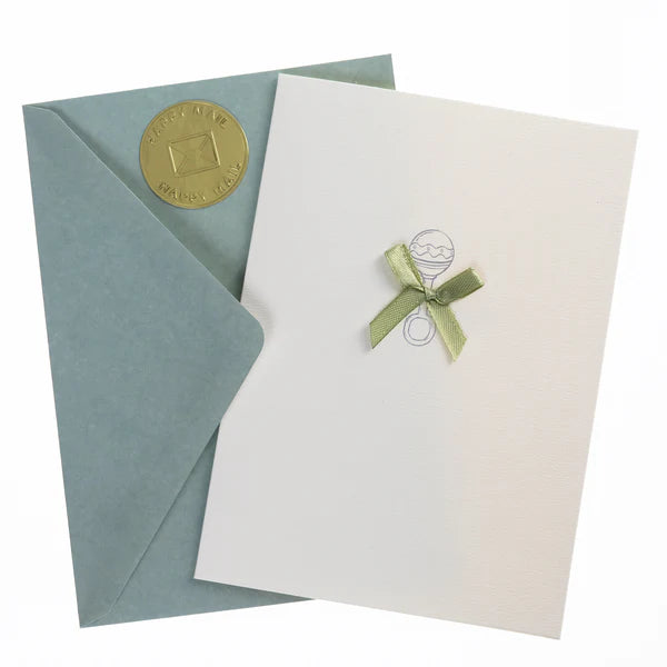 Rattle Baby Handmade Card