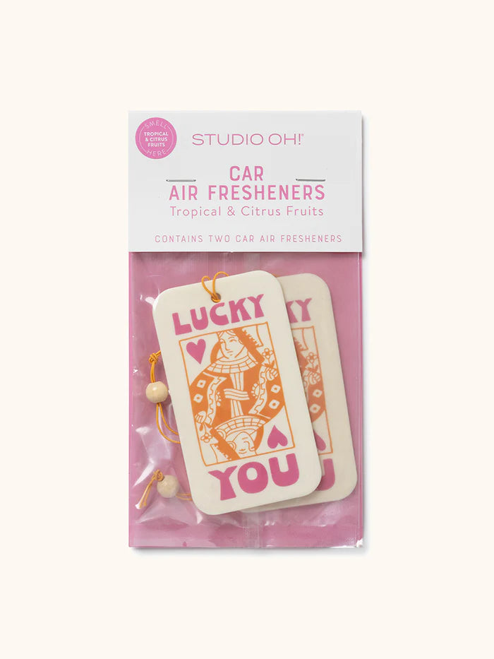 Lucky Card Car Air Freshner
