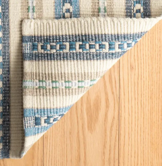 Long Slade Indigo Rug