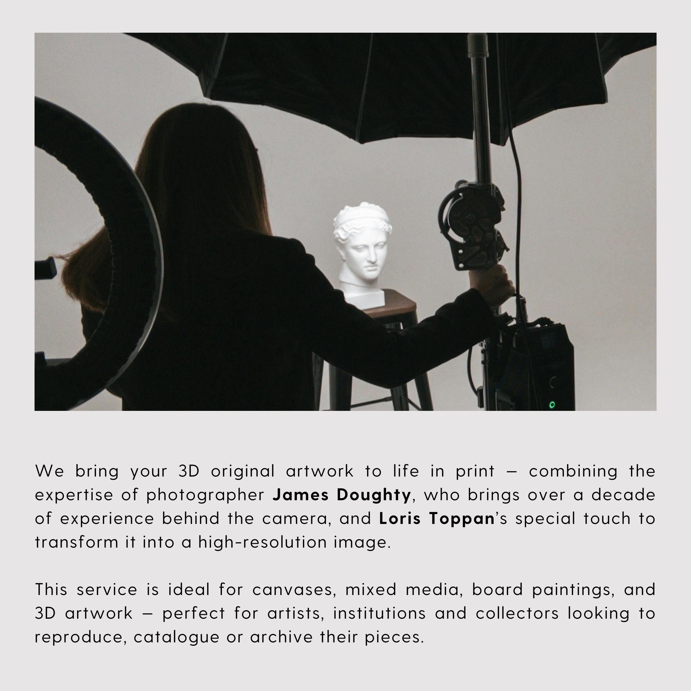 Artwork Photography & Reproduction