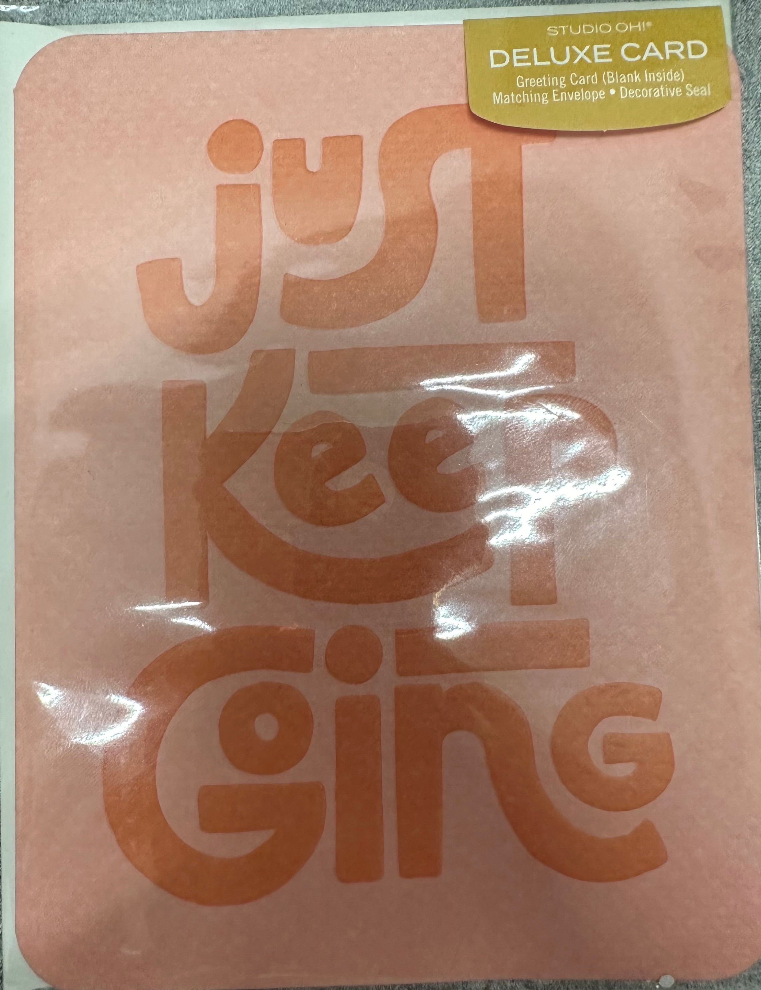 Just Keep Going Card