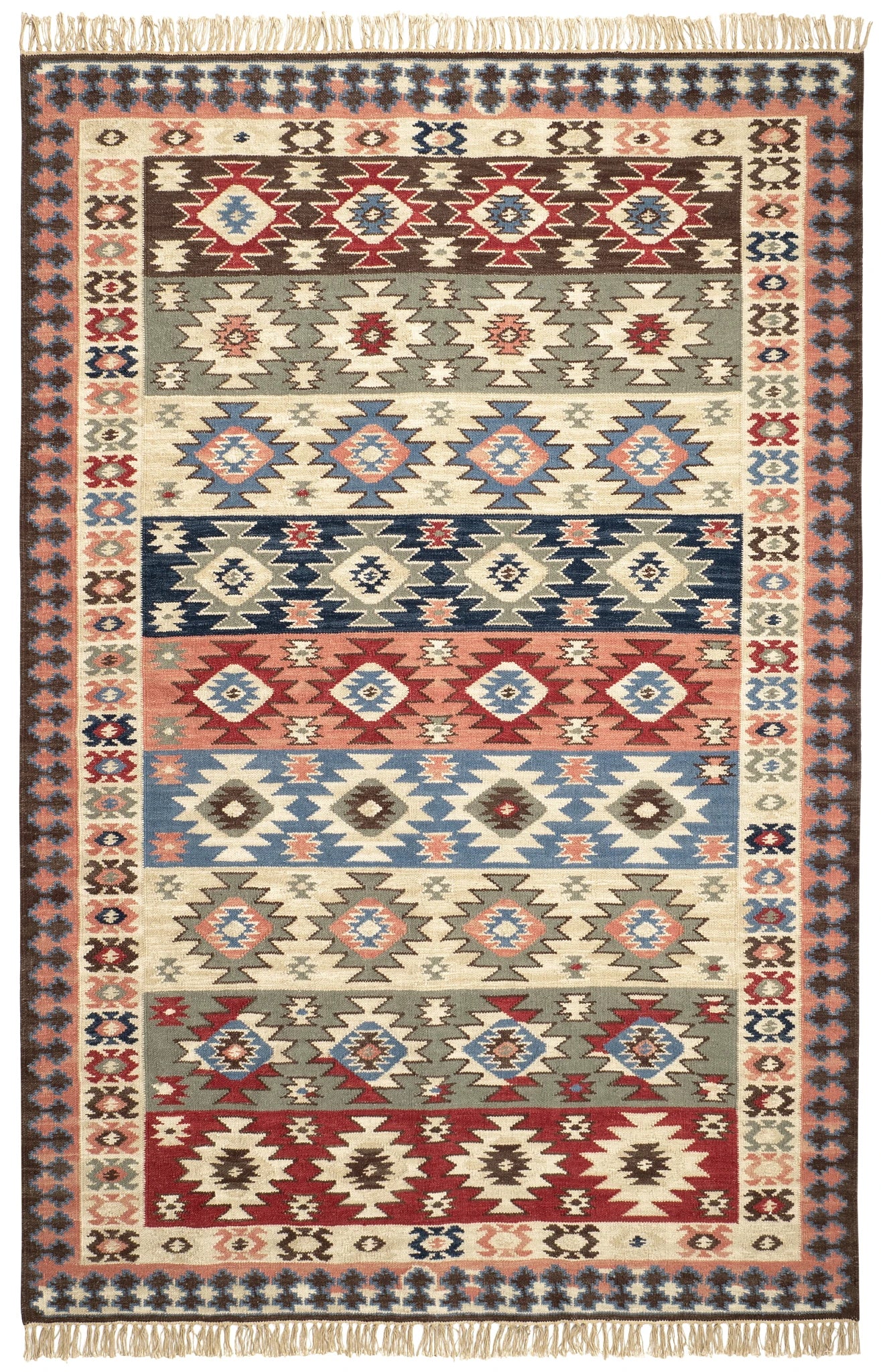 Balsam Kilim MultiWool Rug 5x8