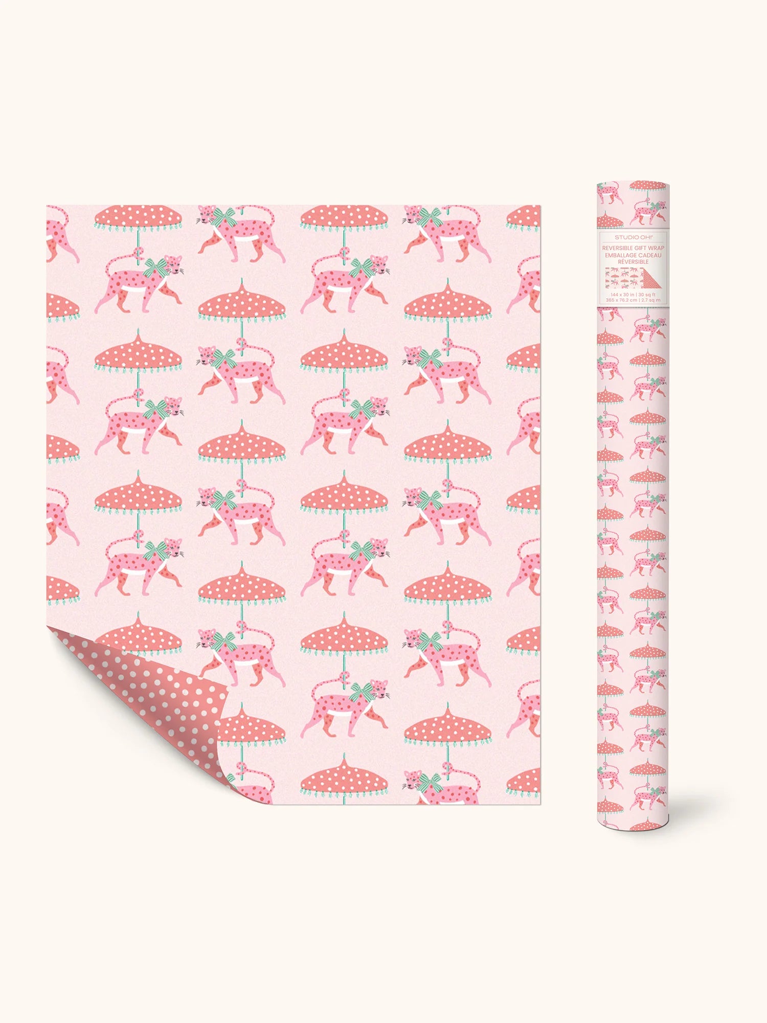 Leopard on Parade Gift Wrap