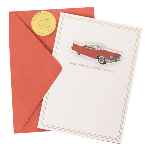 Classic Car Fathers Day Card