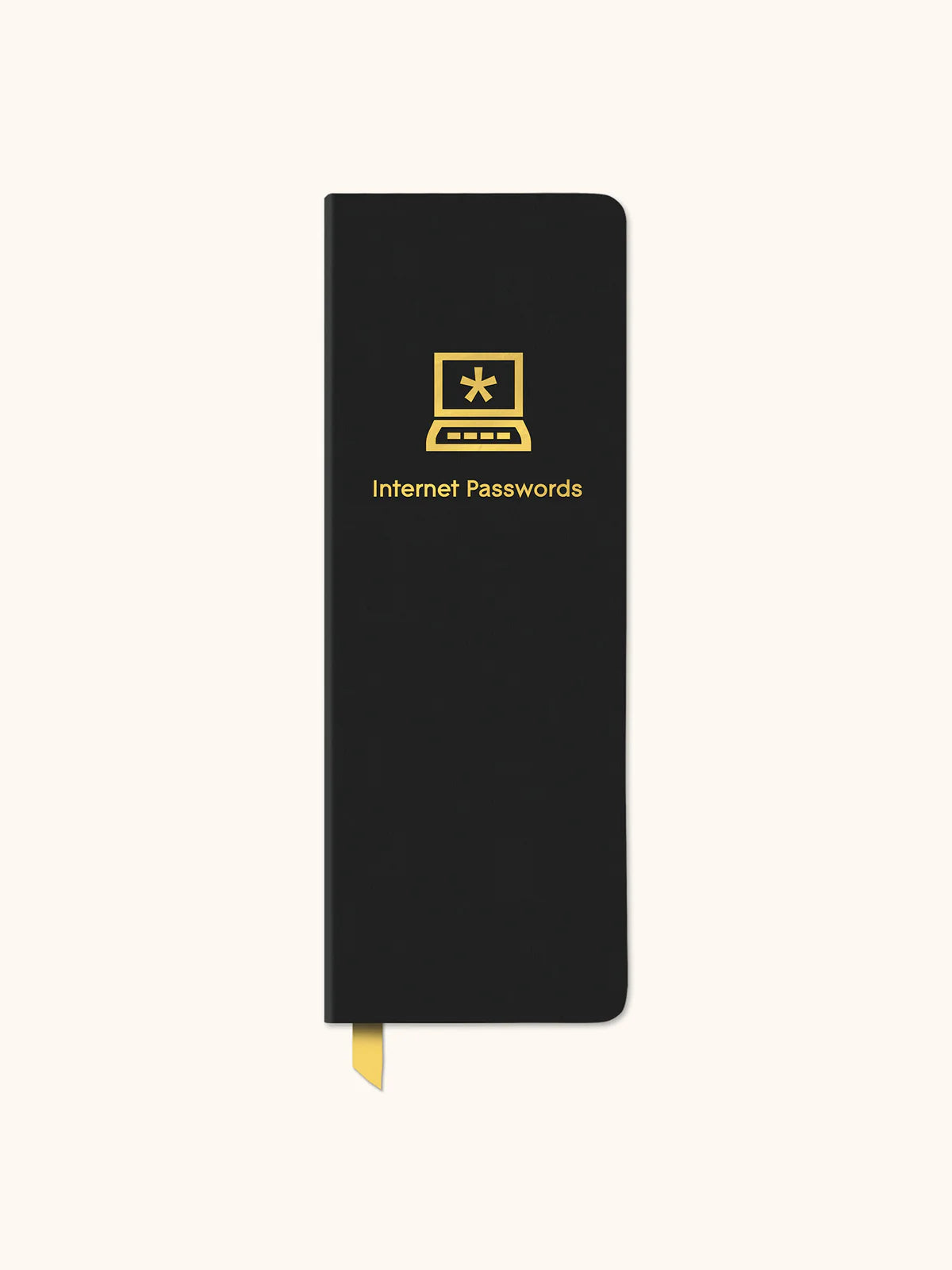 New Black Password Journal