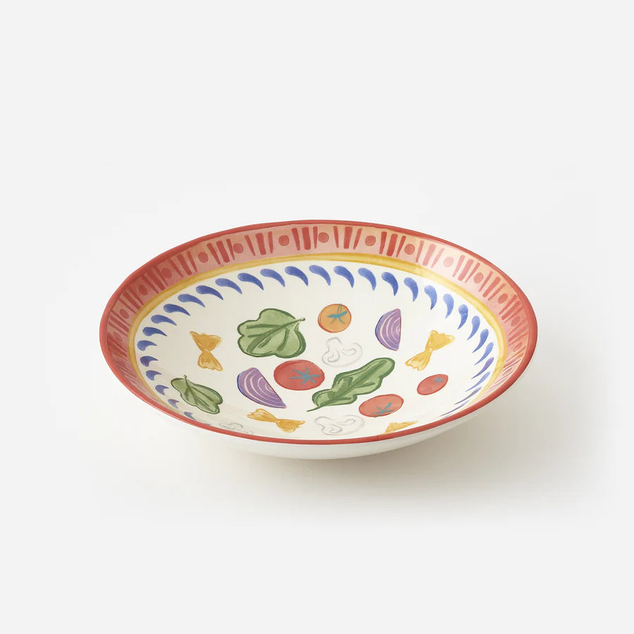 Terrazzo Low Bowl