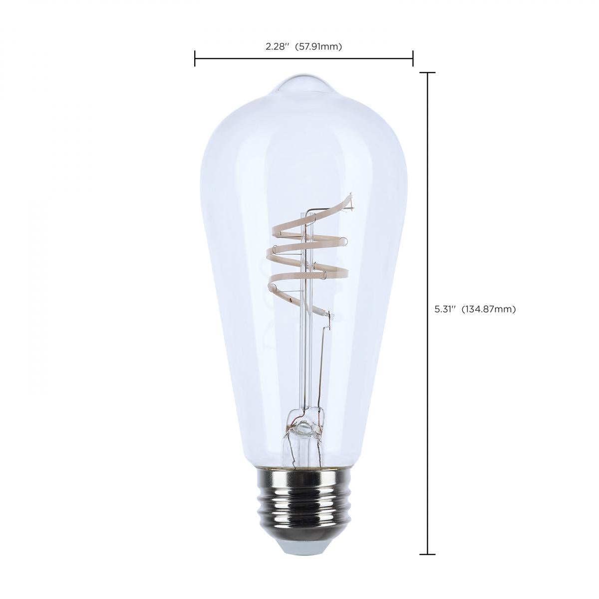 Reminiscent LED 6w ST19 Bulb