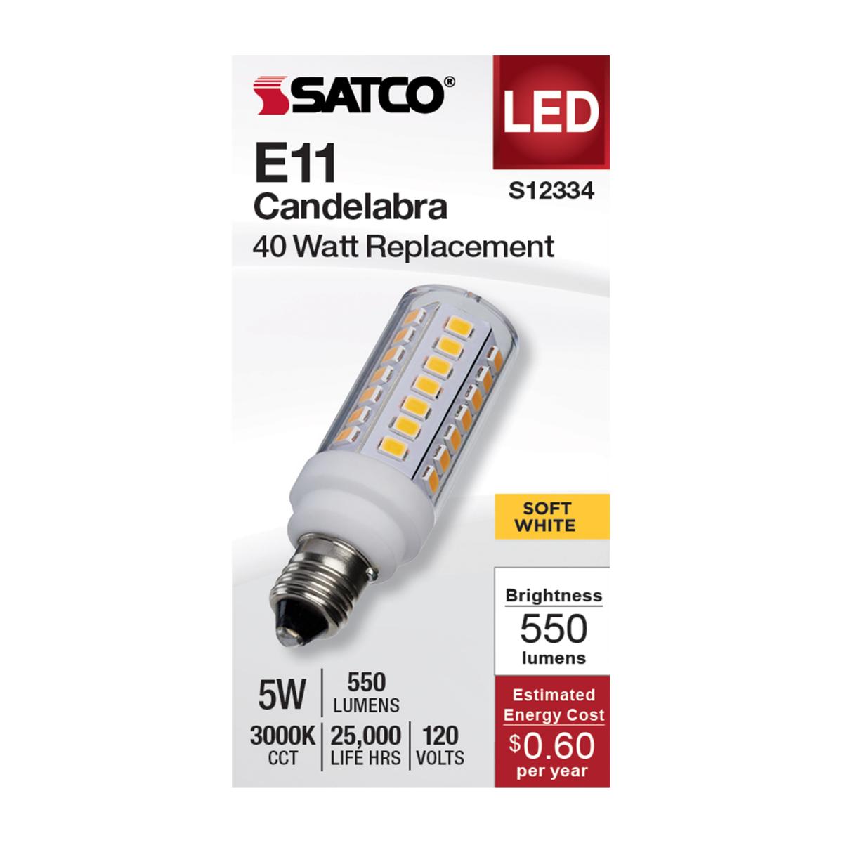 5W/LED/E11/CL/830/120V