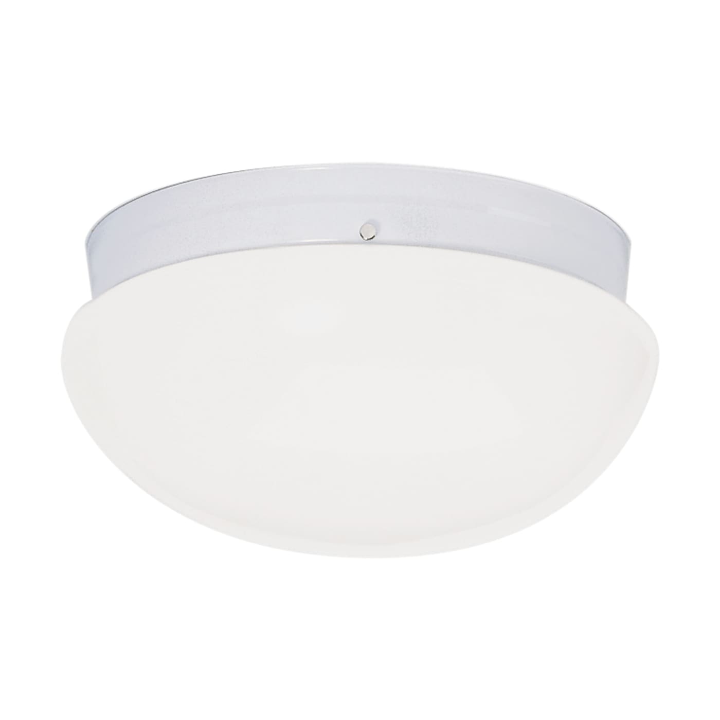 12" Frosted Mushroom - White