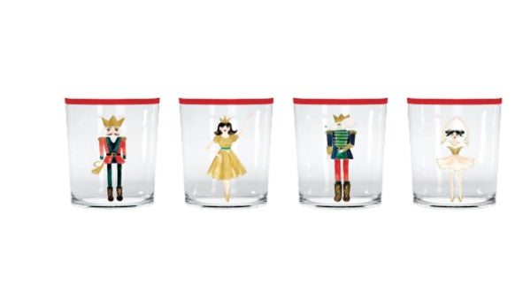 Nutcracker Old Fashion Glasses