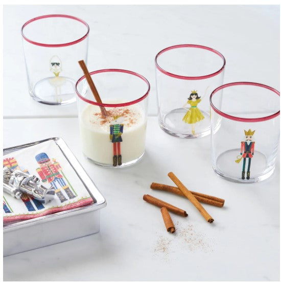 Nutcracker Old Fashion Glasses